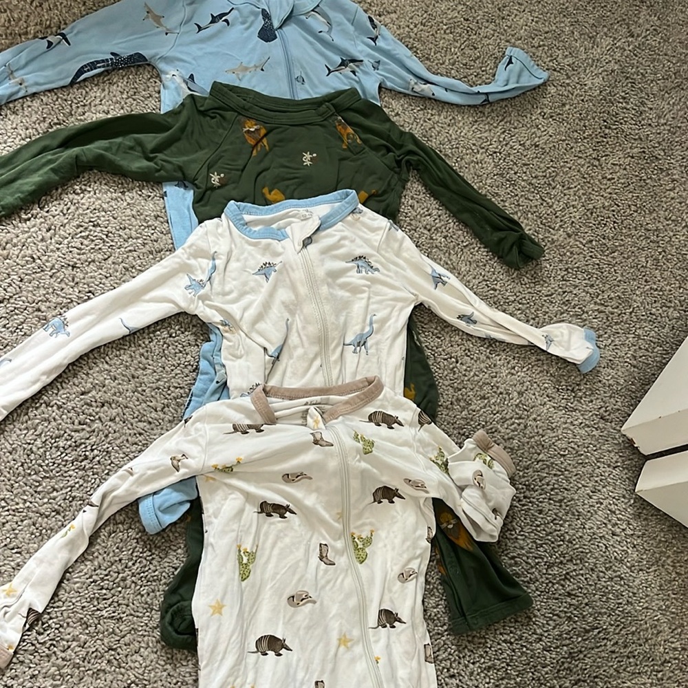 Kyte sleepers footless 4 pack 12-18 month